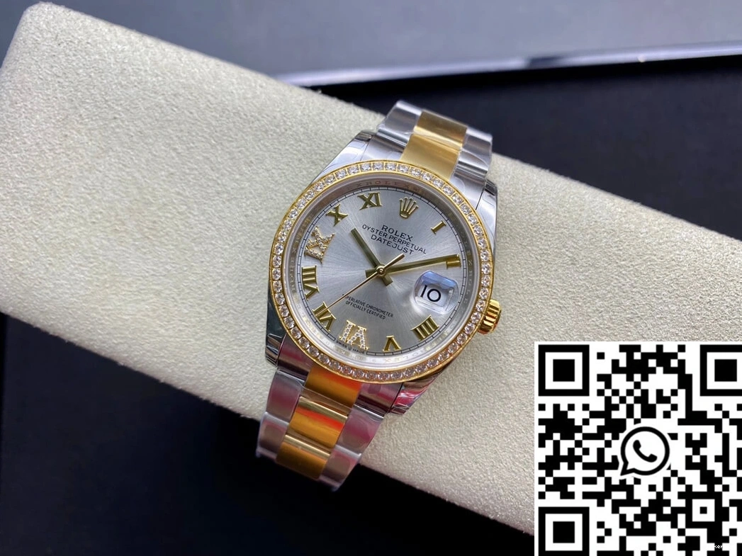 Diamond-set Factory Bezel Rolex Datejust M126283RBR-0018 EW 0601